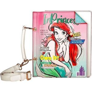 Danielle Nicole Disney Princess The Little Mermaid Ariel Magazine Crossbody Bag